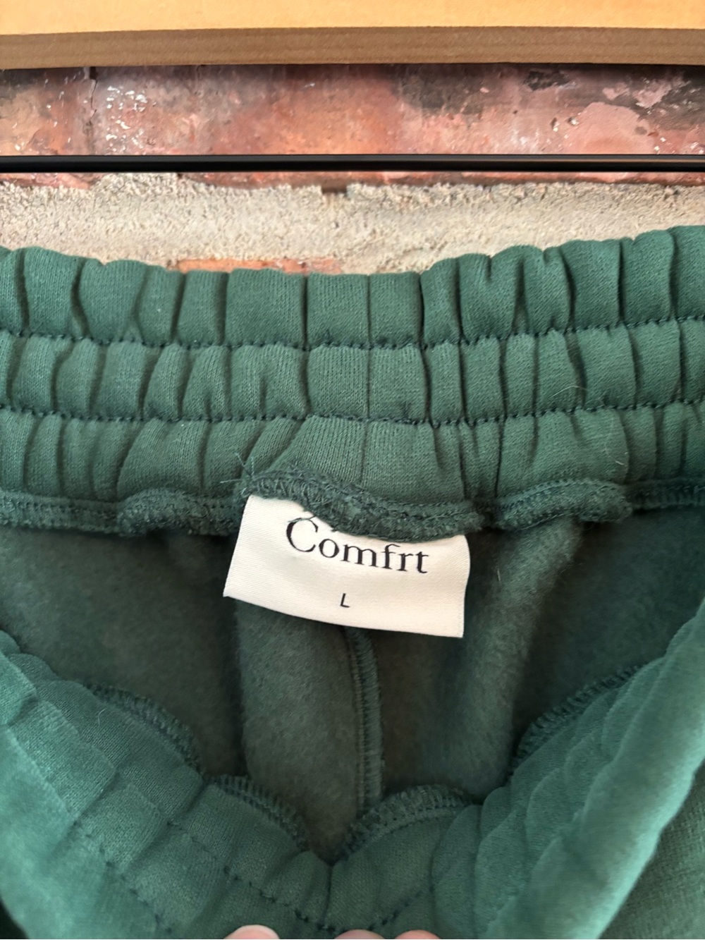 COMFRT Green Affirmation Collection Straight Leg Sweatpants, L - Picture 6 of 8